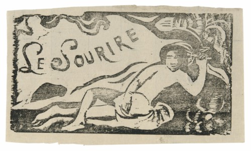 Tahitian Woman, headpiece for Le sourire, 1899/1900.
