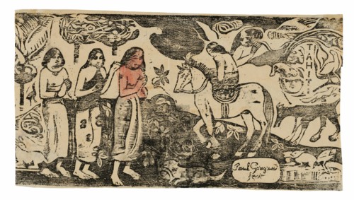 Change of Residence, from the Suite of Late Wood-Block Prints, 1899.