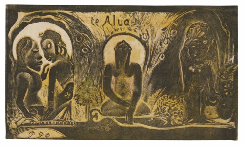 Te atua (The God) from the Noa Noa Suite, 1893/94.