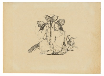 Two Maori Women Squatting Down, 1894/95, published Feb. 3, 1895.