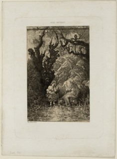 Death and the Young Mother, from Revue Fantaisiste, 1861.
