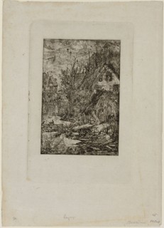 Entering a Village, from Revue Fantaisiste, 1861.