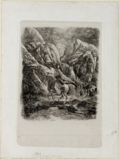 Rider in the Mountains, 1866.