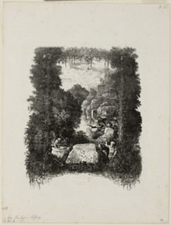 Frontispiece for Fables and Tales by Hippolyte de Thierry-Faletans, 1868.