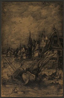 Washed Up Ships, 1864.