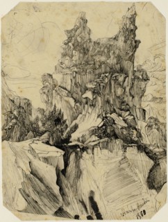 The Crevasse, 1860.