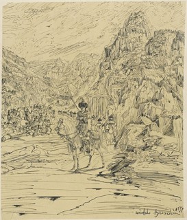 Battle in the Mountains, 1857.