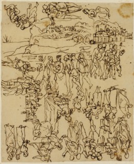 Sheet of Sketches: The Life of Christ, n.d.
