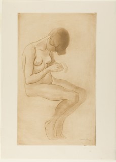 Woman Fixing Her Nails, 883.