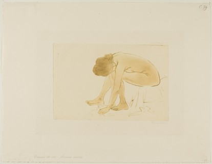 Seated Woman Wiping Her Feet, 852.