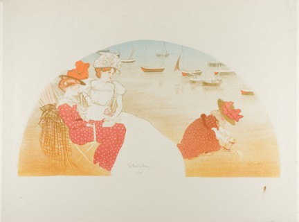 On the Beach, 1900.