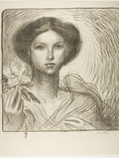 French art Exhibition in Krefeld, 1907.