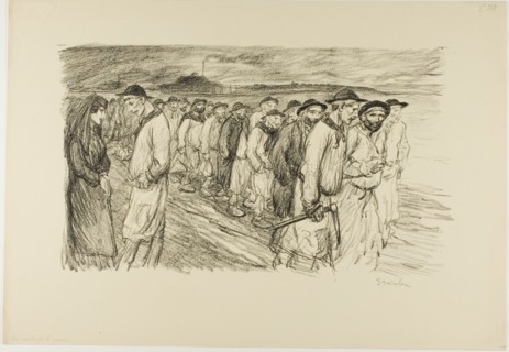 Coming out of the mine, 1907.