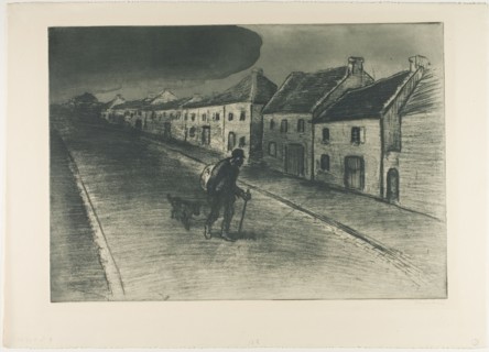 Tramp Passing Through a Sleeping Village, 1902.