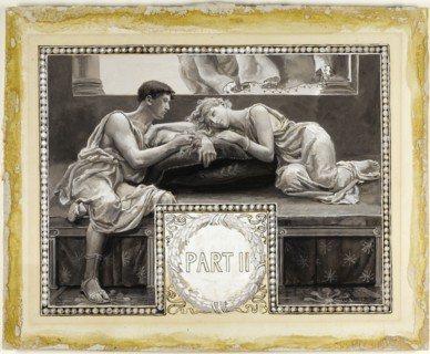 They Were Enthroned, in the Eventide, Upon a Couch - Head-Piece, Part II, 1885.