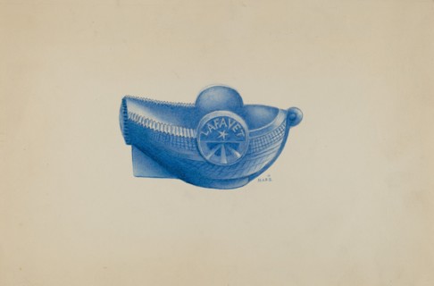 Blue Salt Boat, c. 1936.
