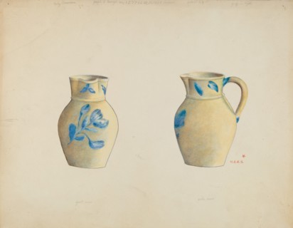Stoneware Cream Pitcher, 1935/1942.