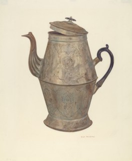 Tin Coffee Pot, 1935/1942.