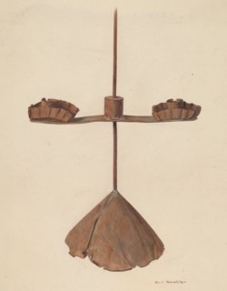 Candlestick, c. 1940.