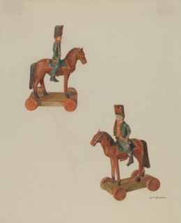 Pa. German Toy Soldier, 1935/1942.