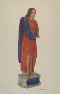 Wooden Figure, 1935/1942.