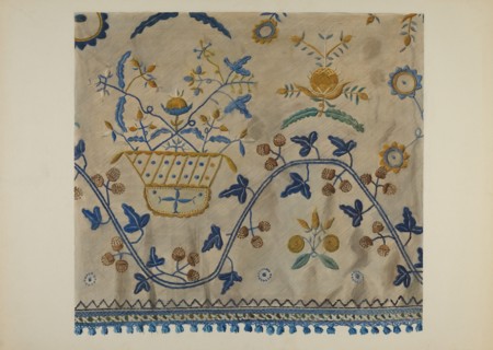 Embroidery, c. 1941.