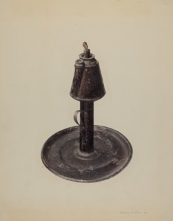 Whale Oil Lamp, 1938.