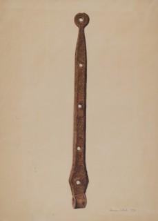 Strap Hinge for Door, 1939.