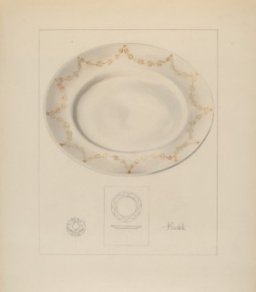 Platter, c. 1937.