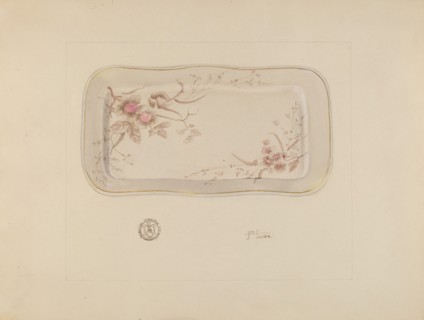 Dinner Tray, c. 1937.