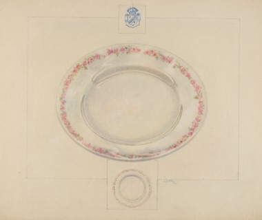 Cake Saucer, c. 1936.