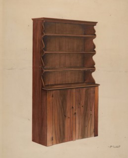 Kitchen Cupboard, c. 1938.