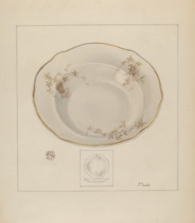 Dinner Platter, c. 1937.