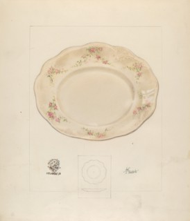 Dinner Plate, c. 1937.