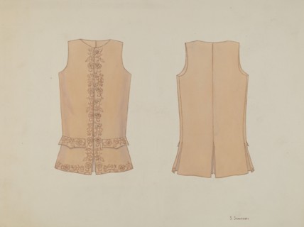 Boy's Waistcoat, c. 1936.