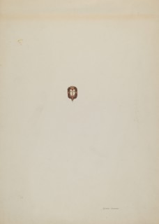 Hair Brooch, c. 1937.