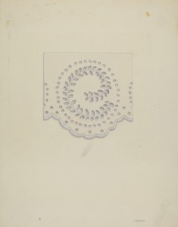 Eyelet Embroidery, c. 1940.