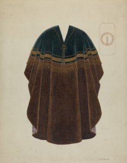 Manta or Poncho, c. 1936.