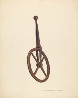 Blacksmith's Measuring Wheel, c. 1939.