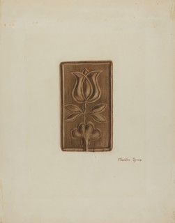 Pa. German Cake Mold, c. 1939.