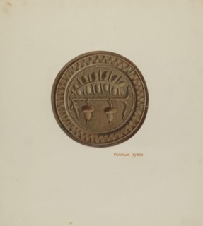 Pa. German Butter Mold, c. 1938.