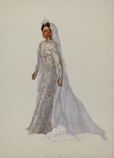 Negro Bride Puppet, c. 1937.