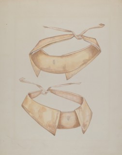 Man's Linen Collar, c. 1937.