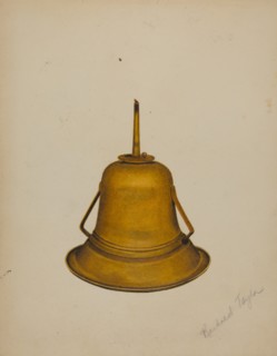 Whale Oil Lamp, c. 1938.