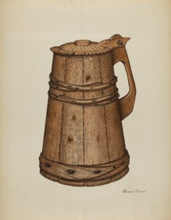 Wood Tankard, 1940.