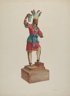 Cigar Store Indian, c. 1939.