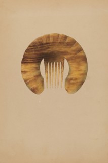 Comb, c. 1937.