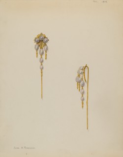 Cap or Bonnet Pin, 1938.