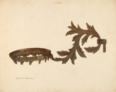 Lamp Bracket, c. 1940.