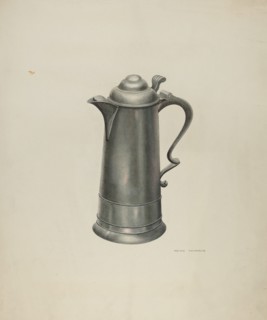 Pewter Flagon, 1935/1942.